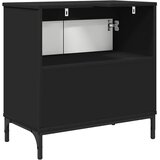 Kupaonski ormarić za sudoper s vratima Crna 60,5 x 33,5 x 61 cm | Eponuda.com