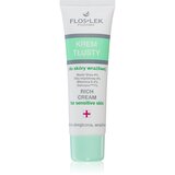 FlosLek Pharma Hypoallergic Line visoko hranjiva noćna krema za osjetljivu i nadraženu kožu lica 50 ml | shoptok.hr