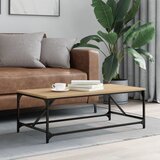 vidaXL Klubska mizica sonoma hrast 100x50x35 cm inženirski les Cene