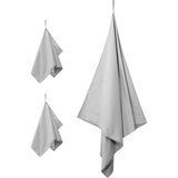 vidaXL Set sportskih ručnika 3 pcs Siva Polyester i Polyamid | shoptok.hr