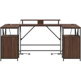  Stol Smeđi hrast 182 x 101 x 87,5 cm Konstruirano drvo | shoptok.hr