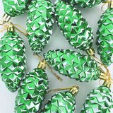vidaXL Dekoracija božičnega drevesa 40 pcs Zelena | Shoptok.si
