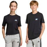 Adidas Funkcionalna majica 'GAME' svetlo zelena / rdeča / črna / bela | Shoptok.si