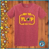  Poker majica "May The Flop Be With You", crvena | shoptok.hr