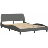  Okvir za krevet Dover tamnosivi 137x190 cm od tkanine | shoptok.hr