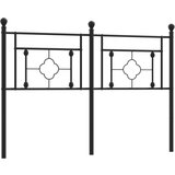  Kovinsko posteljno vzglavje črno 140 cm, (20962882) | Shoptok.si