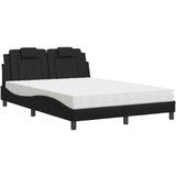  Krevet s madracem crni 140 x 200 cm od umjetne kože | shoptok.hr