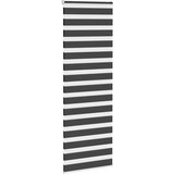 vidaXL Zavjesa zebra crna 80x230 cm širina tkanine 75,9 cm poliester | shoptok.hr