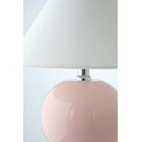 Jotex Svetlo rožnata/kremno bela keramična namizna svetilka (višina 29 cm) Karamell – | Shoptok.si