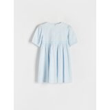 Reserved - Haljina cvjetnog uzorka - bljedoplavo | shoptok.hr