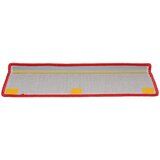  Prostirke za stepenice 20 kom 65x21x4 cm crvene pravokutne rubove | shoptok.hr