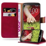 Cadorabo Ohišje, združljiv z LG -jem v rdeči barvi - zaščitni pokrov z magnetnim zapiranjem, stoječo funkcijo in režo za kartico, (20572096) | Shoptok.si