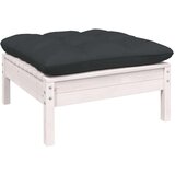  Vrtna sedežna garnitura 8-delna z blazinami bela borovina, (20972912) | Shoptok.si
