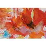  Naslikana slika na platnu cvetje v vazi 1-delna 70x70 cm CWF1180WE1 | shoptok.hr