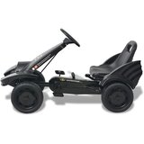  Go Kart sa Pedalama i Podesivim Sjedalom Crni | shoptok.hr