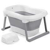 Hauck sklopiva kadica Wash N Fold L White/Stone | shoptok.hr