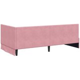  Kutni okvir kreveta Ružičasta 100 cm x 200 cm Baršun | shoptok.hr