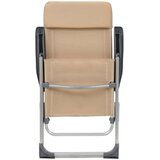  Zložljivi stoli za kampiranje 4 kosi krem aluminij | Shoptok.si
