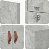  Postelja Betonsko siva Inženirski les Trajna, (22083679) | Shoptok.si