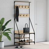 vidaXL Stalak za odjeću i cipele boja hrasta sonome 80 x 40 x 184 cm Cijene