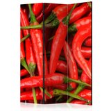  Paravan u 3 dijela - chili pepper - background [Room Dividers] 135x172 Cijene