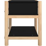  Noćni ormarići 2 kom crni 42 x 38 x 45 cm od konstruiranog drva | shoptok.hr