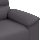 SOFA fotelja siva 100x81x84 cm umjetna koža | Eponuda.com