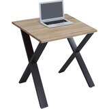 MID.YOU PISALNA MIZA leseni material črna, hrast sonoma | Shoptok.si