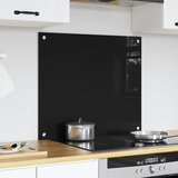  Kuhinjski zid Crna 70 x 60 cm Staklo otporno na udarce | Eponuda.ba