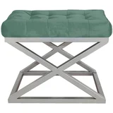 Capraz - Silver, Green SilverGreen Pouffe