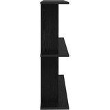  Polica na zidu Zidna montaža Crna 100 x 20 x 75 cm | shoptok.hr