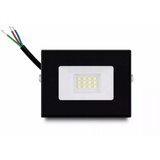 VERKGROUP LED 10W reflektor črn flat 6500K IP66, (20541895) | Shoptok.si