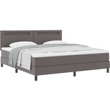  Okvir postelje z vzmetnico Siva 180 x 200 cm Umetna koža, (5000022720) | Shoptok.si