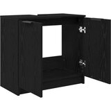  Kupaonski ormar s pohranom Crni hrast 64,5 x 33,5 x 59 cm | Eponuda.com