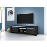 Moderna Moderan TV ormari MAKS crna visoki sjaj 140 cm + LED | shoptok.hr
