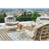 Palermo okrugli set namještaja bež / svijetlo siva | shoptok.hr