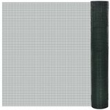vidaXL Žična ograja pocinkana s PVC oblogo 10x1 m zelena | Shoptok.si