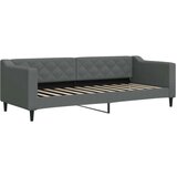 vidaXL Dnevna postelja z vzmetnico temno siva 80x200 cm blag | Shoptok.si