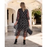 Resti Black mesh midi dress with print | shoptok.hr