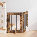  Vrata za pse z stojali 2 pcs Dimljen hrast 60 x 60 cm, (5000232728) | Shoptok.si