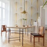  Foto tapeta - Gold Linear Pattern on Marble Background 500x350 Vodootporna | shoptok.hr