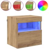 TV zidni ormar S LED lampica Umjetnički hrast 40 x 30 x 40 cm | shoptok.hr