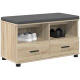  Klupa za hodnik s jastukom Sonoma hrast 80 x 38 x 46 cm | Eponuda.ba