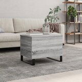 vidaXL Klubska mizica siva sonoma 60x44,5x45 cm inženirski les Cene