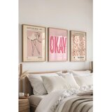 WALLXPERT Ç-300420 - 5070 Višenamenski set dekorativnih slika (3 komada) | Eponuda.com
