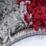 Novel preproga z visokim florom life 1501 200/290 cm tkano rdeča, siva, bela | Shoptok.si
