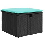  6-dijelni set vrtnih sofa poliratan i bagrem s jastucima sivi | shoptok.hr