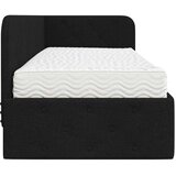  Kutni okvir kreveta Crna 80 x 200 cm tkanina | shoptok.hr