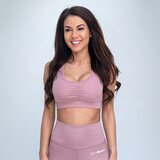 GymBeam ženski sportski grudnjak Fave Dusty Rose 34537 Cene