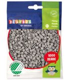 Playbox PlayBox: 5 mm MIDI likalni perlice, 1000 kosov, svetlo siva barva | Shoptok.si